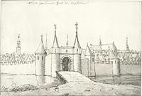 An illustration from Oud-Nederlandsche steden in haar ontstaan, groei en ontwikkeling (1909)