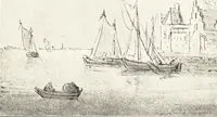 An illustration from Oud-Nederlandsche steden in haar ontstaan, groei en ontwikkeling (1909)