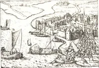 An illustration from Oud-Nederlandsche steden in haar ontstaan, groei en ontwikkeling (1909)