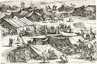 An illustration from Oud-Nederlandsche steden in haar ontstaan, groei en ontwikkeling (1909)