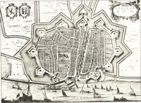 An illustration from Oud-Nederlandsche steden in haar ontstaan, groei en ontwikkeling (1909)