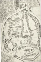 An illustration from Oud-Nederlandsche steden in haar ontstaan, groei en ontwikkeling (1909)