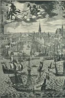 An illustration from Oud-Nederlandsche steden in haar ontstaan, groei en ontwikkeling (1909)