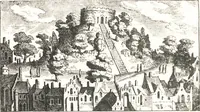 An illustration from Oud-Nederlandsche steden in haar ontstaan, groei en ontwikkeling (1909)