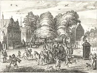 An illustration from Oud-Nederlandsche steden in haar ontstaan, groei en ontwikkeling (1909)
