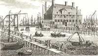 An illustration from Oud-Nederlandsche steden in haar ontstaan, groei en ontwikkeling (1909)