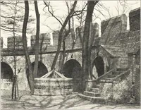 An illustration from Oud-Nederlandsche steden in haar ontstaan, groei en ontwikkeling (1909)