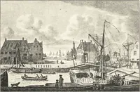 An illustration from Oud-Nederlandsche steden in haar ontstaan, groei en ontwikkeling (1909)