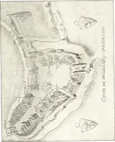 An illustration from Oud-Nederlandsche steden in haar ontstaan, groei en ontwikkeling (1909)
