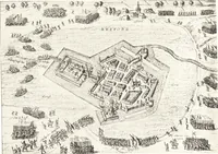 An illustration from Oud-Nederlandsche steden in haar ontstaan, groei en ontwikkeling (1909)