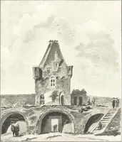 An illustration from Oud-Nederlandsche steden in haar ontstaan, groei en ontwikkeling (1909)