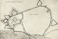 An illustration from Oud-Nederlandsche steden in haar ontstaan, groei en ontwikkeling (1909)