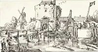 An illustration from Oud-Nederlandsche steden in haar ontstaan, groei en ontwikkeling (1909)