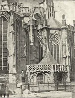An illustration from Oud-Nederlandsche steden in haar ontstaan, groei en ontwikkeling (1909)
