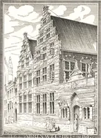 An illustration from Oud-Nederlandsche steden in haar ontstaan, groei en ontwikkeling (1909)