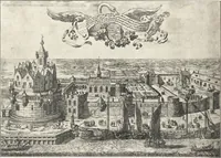 An illustration from Oud-Nederlandsche steden in haar ontstaan, groei en ontwikkeling (1909)