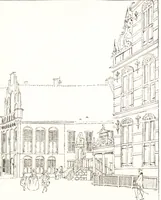 An illustration from Oud-Nederlandsche steden in haar ontstaan, groei en ontwikkeling (1909)