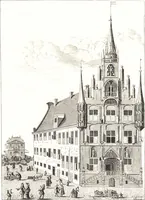 An illustration from Oud-Nederlandsche steden in haar ontstaan, groei en ontwikkeling (1909)