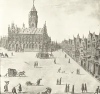 An illustration from Oud-Nederlandsche steden in haar ontstaan, groei en ontwikkeling (1909)