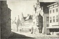 An illustration from Oud-Nederlandsche steden in haar ontstaan, groei en ontwikkeling (1909)