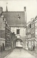 An illustration from Oud-Nederlandsche steden in haar ontstaan, groei en ontwikkeling (1909)