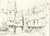 An illustration from Oud-Nederlandsche steden in haar ontstaan, groei en ontwikkeling (1909)