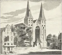An illustration from Oud-Nederlandsche steden in haar ontstaan, groei en ontwikkeling (1909)