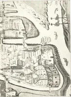 An illustration from Oud-Nederlandsche steden in haar ontstaan, groei en ontwikkeling (1909)