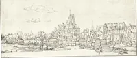 An illustration from Oud-Nederlandsche steden in haar ontstaan, groei en ontwikkeling (1909)