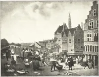 An illustration from Oud-Nederlandsche steden in haar ontstaan, groei en ontwikkeling (1909)