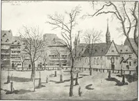 An illustration from Oud-Nederlandsche steden in haar ontstaan, groei en ontwikkeling (1909)