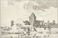 An illustration from Oud-Nederlandsche steden in haar ontstaan, groei en ontwikkeling (1909)