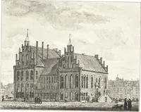 An illustration from Oud-Nederlandsche steden in haar ontstaan, groei en ontwikkeling (1909)