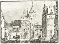 An illustration from Oud-Nederlandsche steden in haar ontstaan, groei en ontwikkeling (1909)