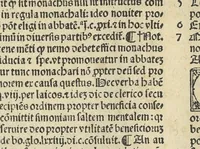 An illustration from Panormitani Prima[-Secunda] svper primo Decretalivm : Nicolai de Tvdeschis ... Commentariorũ prima[-secunda] in primum lib. Decretalium : unà cum summarijs & adnotationibus complurium doctissimorum iureconsultorum : ea fide excusa, ut nihil hactenus euulgatorum desiderari possit (1546)