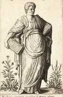 An illustration from Parnassvs cum imaginibus mvsarvm deorumq[ue] praesidum Hippocrenes : omnia depicta sunt, & distichis latinis illustrata (1601)