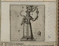An illustration from Parnassvs cum imaginibus mvsarvm deorumq[ue] praesidum Hippocrenes : omnia depicta sunt, & distichis latinis illustrata (1601)