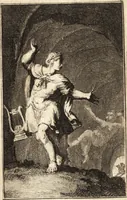 An illustration from Pictura loquens; sive Heroicarum tabularum Hadriani Schoonebeeck enarratio et explicatio (1695)