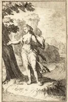 An illustration from Pictura loquens; sive Heroicarum tabularum Hadriani Schoonebeeck enarratio et explicatio (1695)