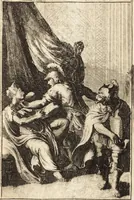 An illustration from Pictura loquens; sive Heroicarum tabularum Hadriani Schoonebeeck enarratio et explicatio (1695)