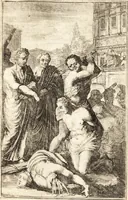 An illustration from Pictura loquens; sive Heroicarum tabularum Hadriani Schoonebeeck enarratio et explicatio (1695)