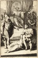 An illustration from Pictura loquens; sive Heroicarum tabularum Hadriani Schoonebeeck enarratio et explicatio (1695)