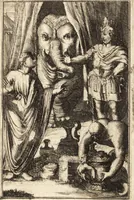An illustration from Pictura loquens; sive Heroicarum tabularum Hadriani Schoonebeeck enarratio et explicatio (1695)