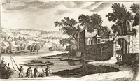 An illustration from Polygraphice, or, The arts of drawing, engraving, etching, limning, painting, washing, varnishing, gilding, colouring, dying, beautifying and perfuming ... : to which is added a discourse of perspective and chiromancy (1681)
