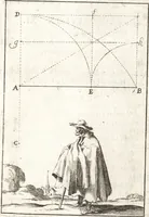 An illustration from Pratique de la geometrie sur le papier et sur le terrain : avec un nouvel ordre & une methode particuliere (1669)