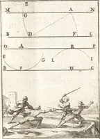 An illustration from Pratique de la geometrie sur le papier et sur le terrain : avec un nouvel ordre & une methode particuliere (1669)