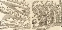 Picture 145 of 990 from Prodigiorvm ac ostentorvm chronicon : quae praeter naturae ordinem, motum, et operationem, et in svperioribus & his inferioribus mundi regionibus, ab exordio mundi usque ad haec nostra tempora, acciderunt ... (1557), leaf 100