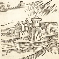 An illustration from Prodigiorvm ac ostentorvm chronicon : quae praeter naturae ordinem, motum, et operationem, et in svperioribus & his inferioribus mundi regionibus, ab exordio mundi usque ad haec nostra tempora, acciderunt ... (1557)