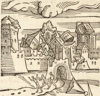Picture 177 of 990 from Prodigiorvm ac ostentorvm chronicon : quae praeter naturae ordinem, motum, et operationem, et in svperioribus & his inferioribus mundi regionibus, ab exordio mundi usque ad haec nostra tempora, acciderunt ... (1557), leaf 119