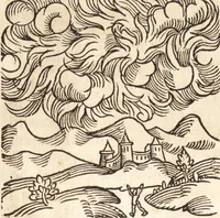 Picture 184 of 990 from Prodigiorvm ac ostentorvm chronicon : quae praeter naturae ordinem, motum, et operationem, et in svperioribus & his inferioribus mundi regionibus, ab exordio mundi usque ad haec nostra tempora, acciderunt ... (1557), leaf 123